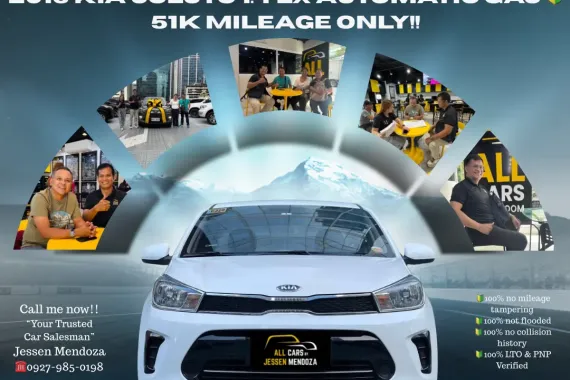 2019 Kia Soluto 1.4 LX Automatic Gas 🔰CALL NOW  ☎️09279850198/ JESSEN “KAKOTSE “MENDOZA