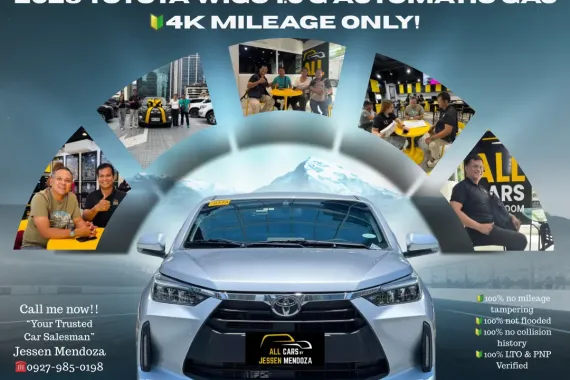 2025 Toyota Wigo 1.0 G Automatic Gas 🔰CALL NOW  ☎️09279850198/ JESSEN “KAKOTSE “MENDOZA