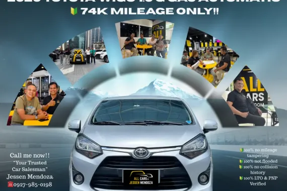 2020 Toyota Wigo 1.0 G Gas Automatic 🔰CALL NOW  ☎️09279850198/ JESSEN “KAKOTSE “MENDOZA