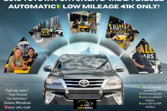2018 Toyota Fortuner G 4x2 2.4 Diesel AT 🔰CALL NOW  ☎️09279850198/ JESSEN “KAKOTSE “MENDOZA 