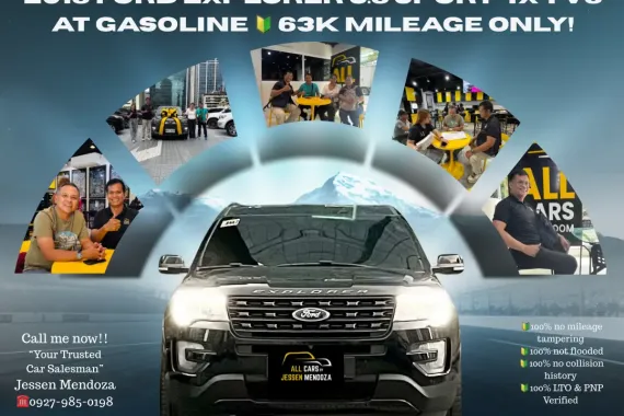 2016 Ford Explorer 3.5 Sport 4x4 V6 Automatic Gas CALL NOW  ☎️09279850198/ JESSEN “KAKOTSE “MENDOZA