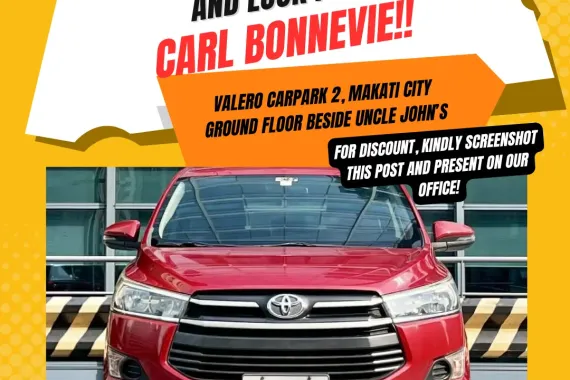 🔥 2018 Toyota Innova 2.8 J Manual Diesel ☎️Call/Text CARL BONNEVIE 🙋🏻‍♂️📩09384588779