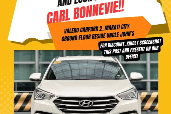 🔥 2018 Hyundai Santa Fe 2.2 DSL AT  30K ODO Only! ☎️Call/Text CARL BONNEVIE 🙋🏻‍♂️📩09384588779