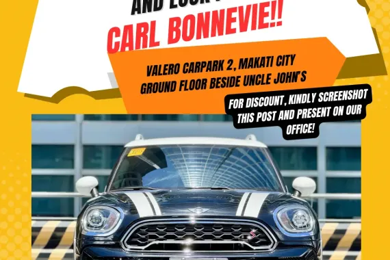 🔥 2018 Mini Cooper Countryman S 2.0 DSL AT Rare 4K KMS ☎️CARL BONNEVIE 🙋🏻‍♂️📩09384588779