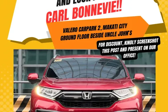 🔥 2021 Honda CR-V 2.0 S Gas AT ☎️Call/Text CARL BONNEVIE 🙋🏻‍♂️📩09384588779