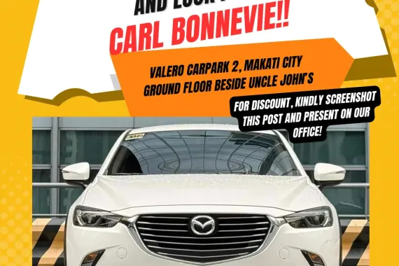 2017 Mazda CX3 2.0 AWD Gas AT ✅ TOP OF THE LINE ☎️ Call CARL BONNEVIE 🔥🙋🏻‍♂️📞09384588779