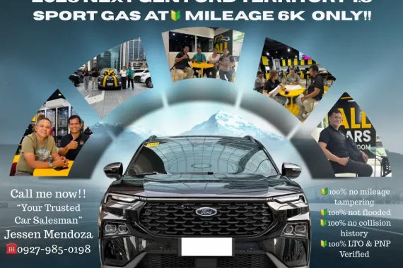 2025 NEXT GEN Ford Territory 1.5 Sport Gas AT🔰CALL NOW  ☎️09279850198/ JESSEN “KAKOTSE “MENDOZA
