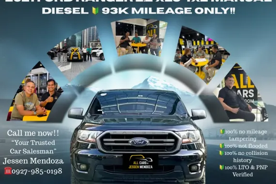 2021 Ford Ranger 2.2 XLS 4x2 Manual Diesel 🔰CALL NOW  ☎️09279850198/ JESSEN “KAKOTSE “MENDOZA