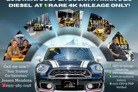 2018 Mini Cooper Countryman S 2.0 Diesel  AT🔰CALL NOW  ☎️09279850198/ JESSEN “KAKOTSE “MENDOZA