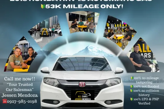 2015 Honda HRV 1.8 Automatic Gas  🔰CALL NOW  ☎️09279850198/ JESSEN “KAKOTSE “MENDOZA
