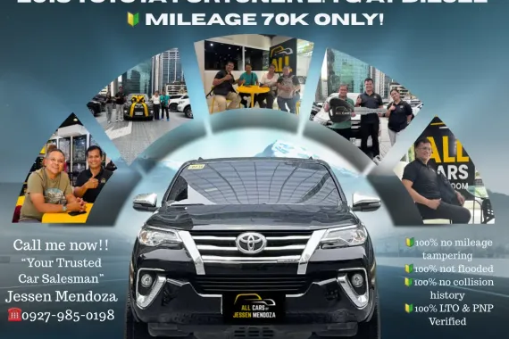2018 Toyota Fortuner 2.4 G AT Diesel 🔰CALL NOW  ☎️09279850198/ JESSEN “KAKOTSE “MENDOZA
