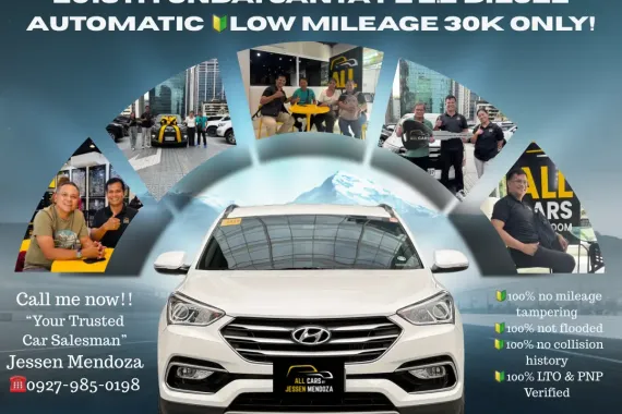 2018 Hyundai Santa Fe 2.2 Diesel Automatic 🔰CALL NOW  ☎️09279850198/ JESSEN “KAKOTSE “MENDOZA