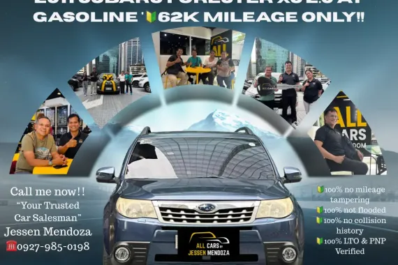 2011 Subaru Forester XS 2.0 Automatic Gas 🔰CALL NOW  ☎️09279850198/ JESSEN “KAKOTSE “MENDOZA