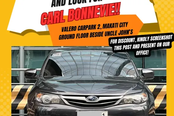 2010 Subaru Impreza 2.0 Hatchback Gas AT ‘Rare 29k mileage🔥🔥Call CARL BONNEVIE📞09384588779