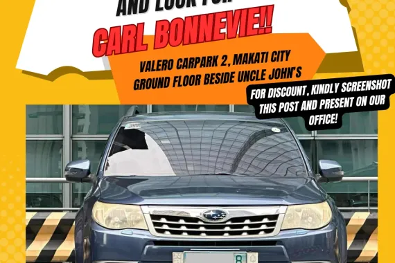 2011 Subaru Forester XS 2.0 AT Gas '62k mileage only' ☎️ Call CARL BONNEVIE 🔥🙋🏻‍♂️📞09384588779