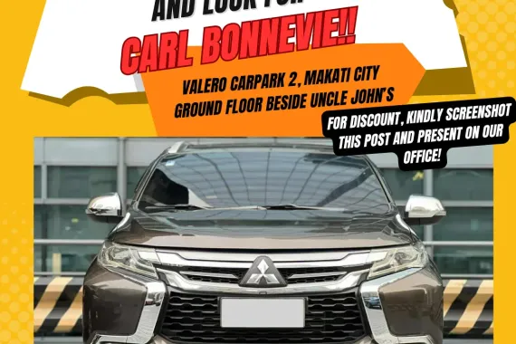 2018 Mitsubishi Montero GLS Premium 4x2 AT Diesel 250K ALL IN 🔥Call CARL BONNEVIE🙋🏻‍♂️09384588779