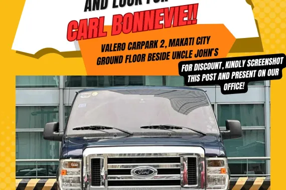 2013 FORD E150 Econoline XLT Premium Flex Fuel AT Gas ☎️ Call CARL BONNEVIE🙋🏻‍♂️📞09384588779