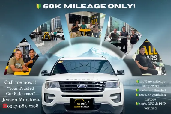 2016 Ford Explorer 3.5 4x4 Automatic Gasoline 🔰CALL NOW  ☎️09279850198/ JESSEN “KAKOTSE “MENDOZA