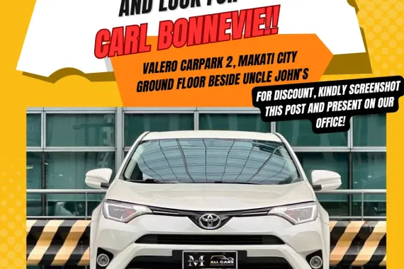 2018 Toyota Rav 4 Active 2.5 Gas Automatic🔥 ☎️Call/Text CARL BONNEVIE 🙋🏻‍♂️📩09384588779