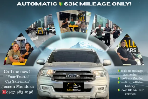 2016 Ford Everest Trend 4x2 2.2 Diesel AT 🔰CALL NOW  ☎️09279850198/ JESSEN “KAKOTSE “MENDOZA