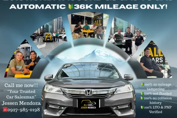 2016 Honda Accord 3.5 Gas V6 Gas AT 🔰CALL NOW  ☎️09279850198/ JESSEN “KAKOTSE “MENDOZA