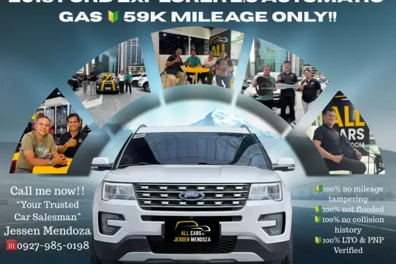 2016 Ford Explorer 2.3 Automatic Gas 🔰CALL NOW  ☎️09279850198/ JESSEN “KAKOTSE “MENDOZA