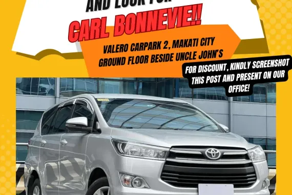 2020 Toyota Innova 2.8 E Automatic Diesel ☎️ Call CARL BONNEVIE 🔥🙋🏻‍♂️📞09384588779