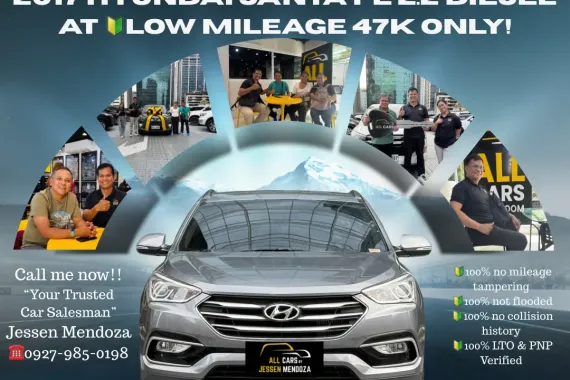 2017 Hyundai Santa Fe 2.2 Diesel Automatic 🔰CALL NOW  ☎️09279850198/ JESSEN “KAKOTSE “MENDOZA