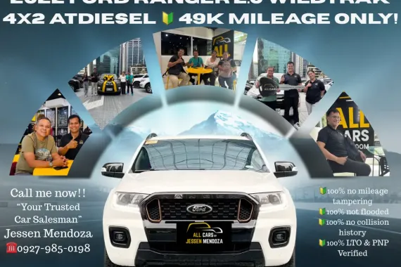 2022 Ford Ranger 2.0 Wildtrak 4x2 AT Diesel 🔰CALL NOW  ☎️09279850198/ JESSEN “KAKOTSE “MENDOZA