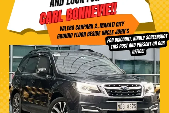 2017 Subaru Forester 2.0i-P AWD AT Gas 129K ALL IN🔥🔥Call CARL BONNEVIE🙋🏻‍♂️09384588779
