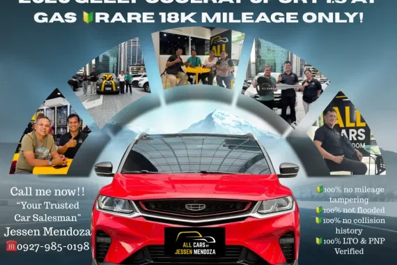 2020 Geely Coolray Sport 1.5 At Gas 🔰CALL NOW  ☎️09279850198/ JESSEN “KAKOTSE “MENDOZA