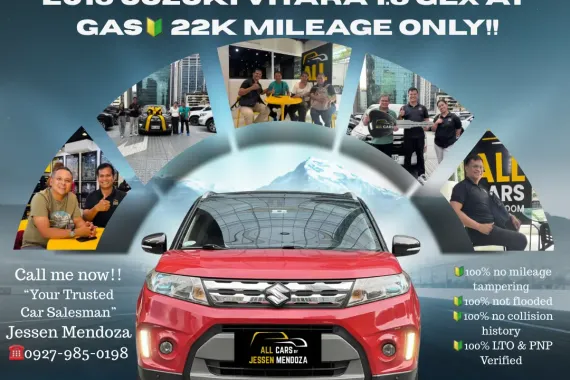 2019 Suzuki Vitara 1.6 GLX Automatic Gas 🔰CALL NOW  ☎️09279850198/ JESSEN “KAKOTSE “MENDOZA