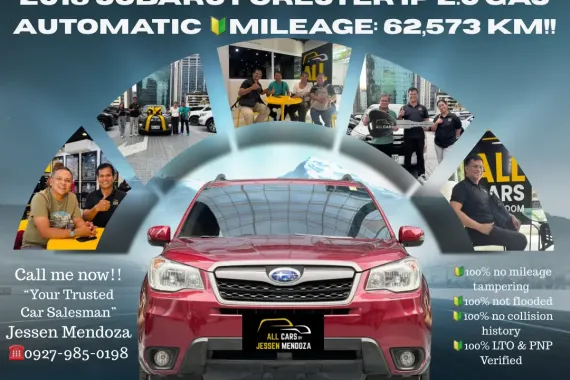 2016 Subaru Forester IP 2.0 Gas AT 🔰CALL NOW  ☎️09279850198/ JESSEN “KAKOTSE “MENDOZA