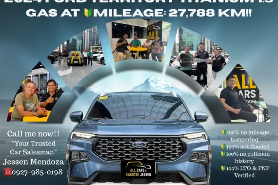 2024 Ford Territory Titanium 1.5 Gas AT 🔰CALL NOW  ☎️09279850198/ JESSEN “KAKOTSE “MENDOZA
