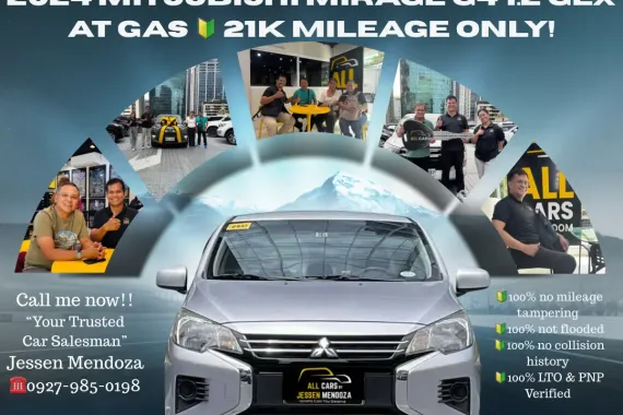 2024 Mitsubishi Mirage G4 1.2 GLX AT GAS 🔰CALL NOW  ☎️09279850198/ JESSEN “KAKOTSE “MENDOZA