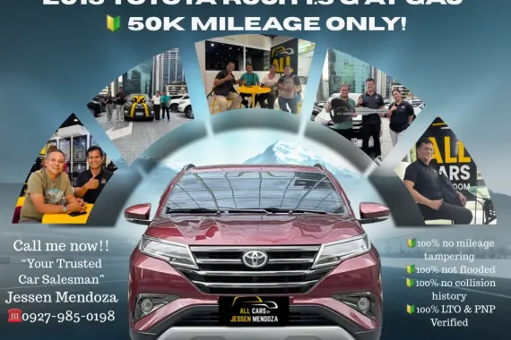 2019 Toyota Rush 1.5 G AT GAS 🔰CALL NOW  ☎️09279850198/ JESSEN “KAKOTSE “MENDOZA