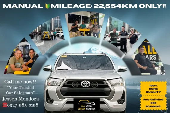 2022 Toyota Hilux G 2.4 Dsl 4x2 Manual 🔰CALL NOW  ☎️09279850198/ JESSEN “KAKOTSE “MENDOZA