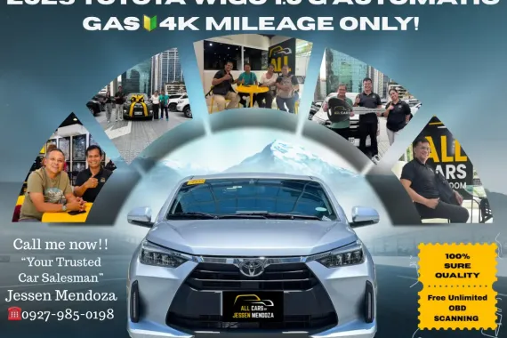 2025 Toyota Wigo 1.0 G Automatic Gas 🔰CALL NOW  ☎️09279850198/ JESSEN “KAKOTSE “MENDOZA