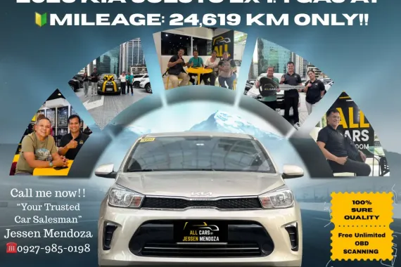 2023 Kia Soluto LX 1.4 Gas Automatic 🔰CALL NOW!!☎️09279850198 / JESSEN “ Kakotse “ MENDOZA 