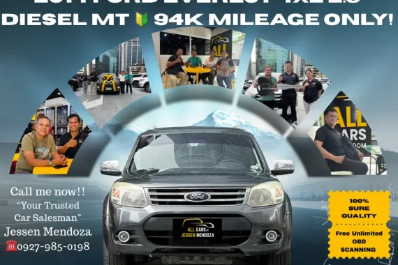 2014 Ford Everest 4x2 2.5 Diesel Manual 🔰CALL NOW!!☎️09279850198 / JESSEN “ Kakotse “ MENDOZA 