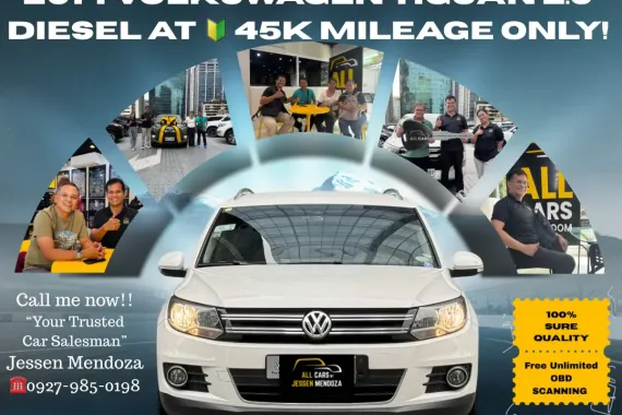 2014 Volkswagen Tiguan 2.0 Diesel Automatic 🔰CALL NOW!!☎️09279850198 / JESSEN “ Kakotse “ MENDOZA 