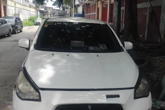 FOR SALE!!! White 2015 Mitsubishi Mirage G4  GLX 1.2 CVT affordable price