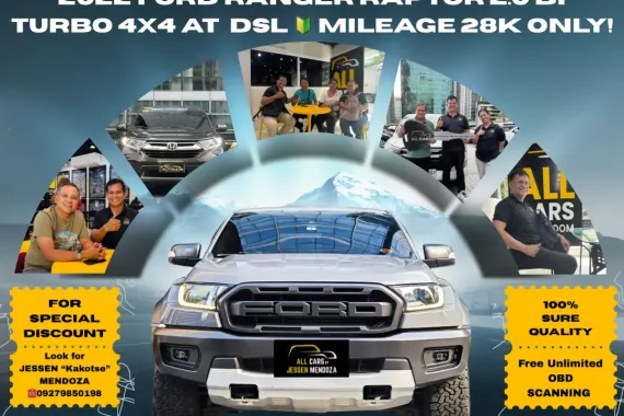 2022 Ford Ranger Raptor 2.0 Bi Turbo 4x4 AT ☎️09279850198 / JESSEN “ Kakotse “ MENDOZA