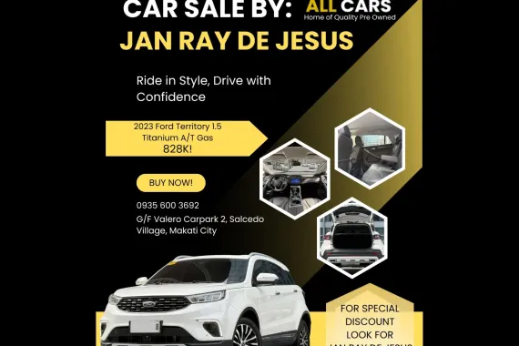 Ford Territory 1.5 Titanium A/T Gas ☎️0935 600 3692 JAN RAY DE JESUS CALL NOW ✅️199K ALL-IN 