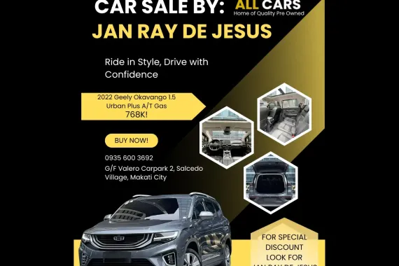 2021 Geely Okavango 1.5 Urban Plus A/T Gas ☎️CALL NOW 0935 600 3692 JAN RAY DE JESUS