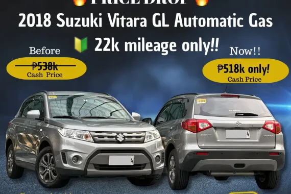 2018 Suzuki Vitara GL Automatic Gas 🔰CALL NOW  ☎️09279850198/ JESSEN “KAKOTSE “MENDOZA