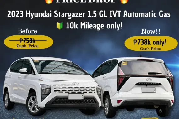 2023 Hyundai Stargazer 1.5 GL IVT Automatic Gas 🔰CALL NOW  ☎️09279850198/ JESSEN “KAKOTSE “MENDOZA