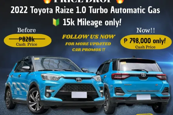 2022 Toyota Raize 1.0 Turbo Automatic Gas 🔰CALL NOW  ☎️09279850198/ JESSEN “KAKOTSE “MENDOZA