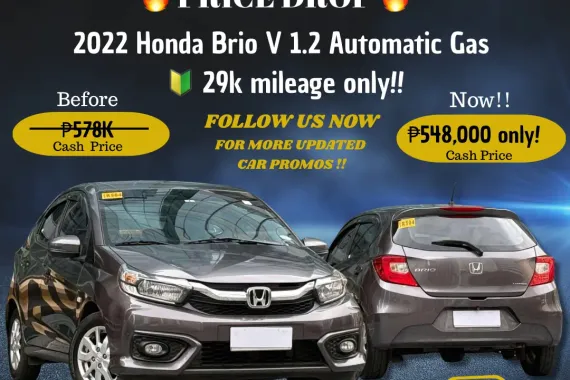 2022 Honda Brio V 1.2 Automatic Gas 🔰CALL NOW  ☎️09279850198/ JESSEN “KAKOTSE “MENDOZA 