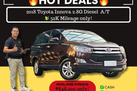 2018 Toyota Innova 2.8G Diesel  A/T 🔰CALL NOW  ☎️09279850198/ JESSEN “KAKOTSE “MENDOZA